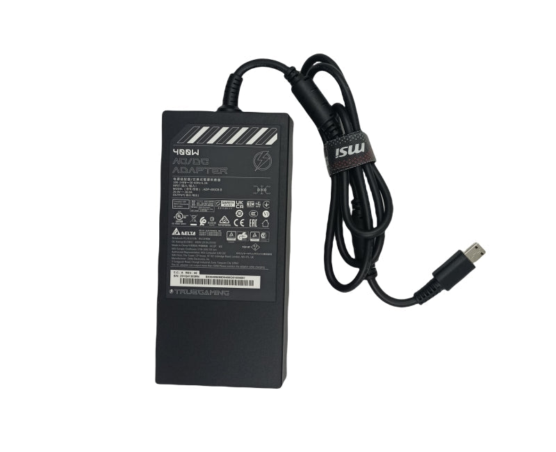 MSI S93-0409590-D04 power adapter label 20V 20A 400W Delta ADP-400CB BA