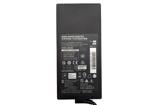 Razer 18 bland 400W Adapter back