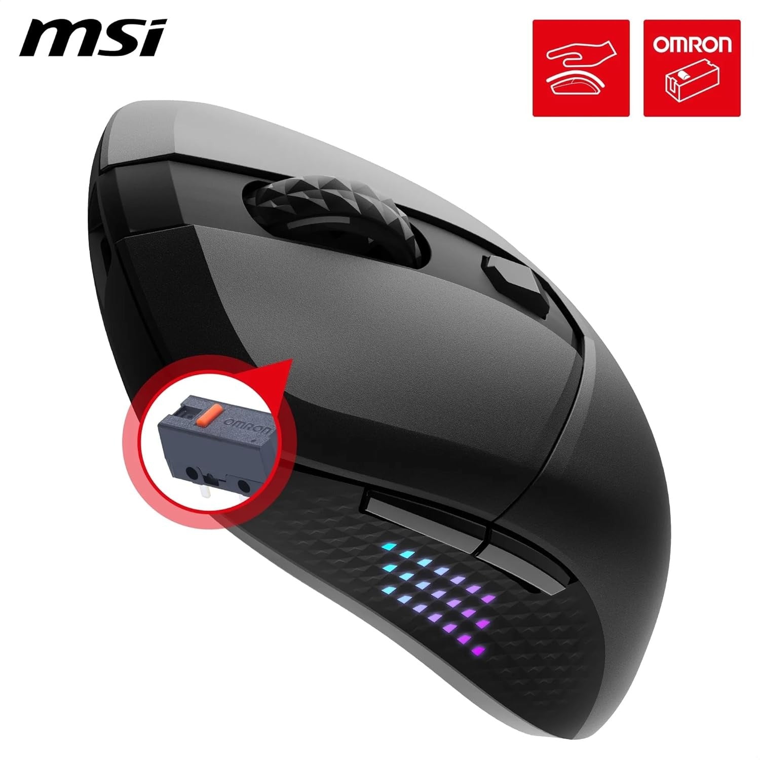 MSI Versa 300 Elite featuring Tri-mode connectivity: 2.4G wireless, Bluetooth, and wired mode